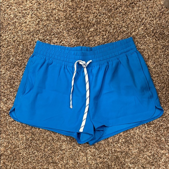 Old Navy Electric Blue Women's Athletic Shorts - Picture 1 of 3